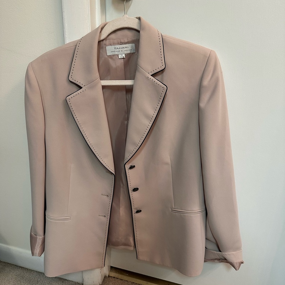 Tahari Women's Blazer - beige